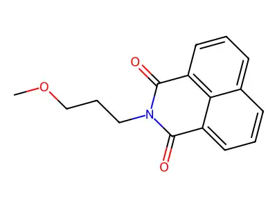 2-(3-Methoxypropyl)-1h-benzo[de]isoquinoline-1,3(2h)-dione structure