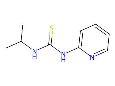 N'-Propan-2-yl-N-pyridin-2-ylcarbamimidothioic acid structure