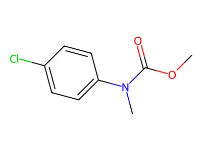 Carbamic acid, (4-chlorophenyl)methyl-, methyl ester structure