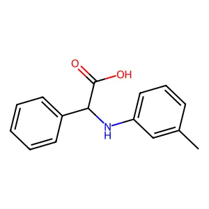 Phenyl-m-tolylamino-acetic acid structure