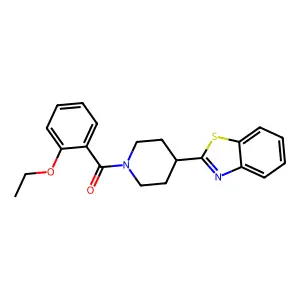 Piperidine, 4-(2-benzothiazolyl)-1-(2-ethoxybenzoyl)-(9CI) structure