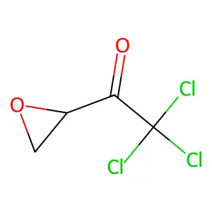 2,2,2-Trichloro-1-oxiranyl-ethanone structure