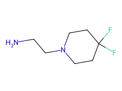 2-(4,4-Difluoropiperidin-1-yl)ethan-1-amine structure