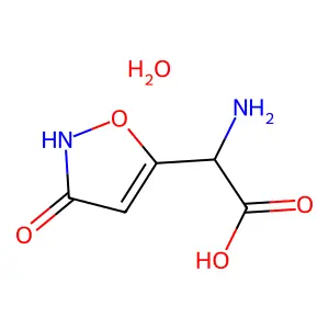 鹅膏蕈氨酸水合物 structure