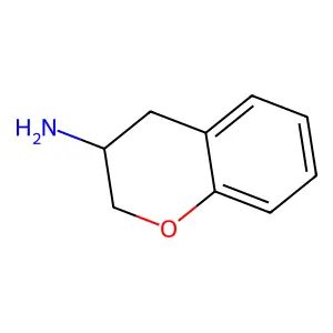 3,4-Dihydro-3-amino-2H-1-benzopyran structure