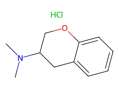 3-Chromanamine, N,N-dimethyl-, hydrochloride structure
