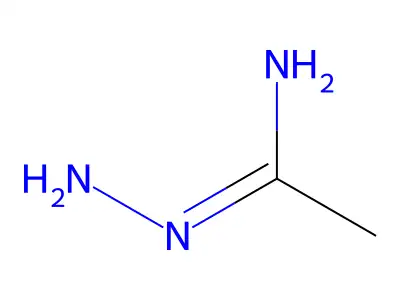 Acetimidohydrazide hydrochloride structure