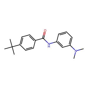 4-tert-butyl-N-[3-(dimethylamino)phenyl]benzamide structure