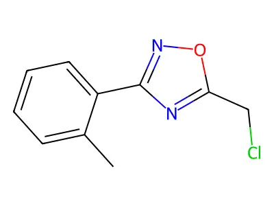5-(Chloromethyl)-3-(2-methylphenyl)-1,2,4-oxadiazole structure