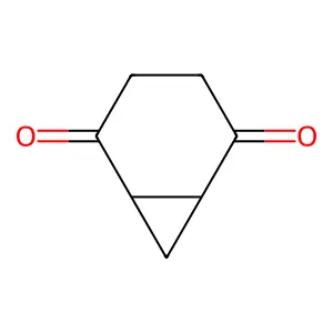Bicyclo[4.1.0]heptane-2,5-dione structure