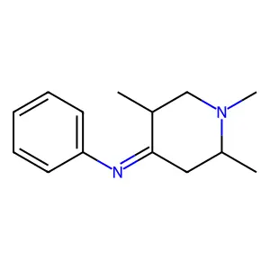 Benzenamine, N-(1,2,5-trimethyl-4-piperidinylidene)- structure