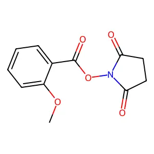 (2,5-Dioxopyrrolidin-1-yl) 2-methoxybenzoate structure