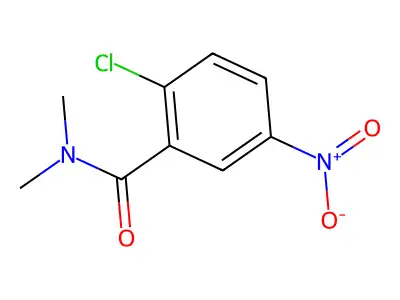 2-chloro-N,N-dimethyl-5-nitrobenzamide structure