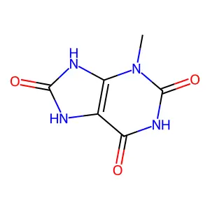 3-Methyluric acid structure