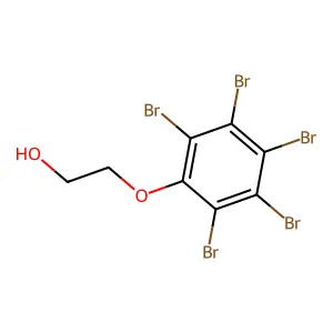 Ethanol, 2-(2,3,4,5,6-pentabromophenoxy)- structure