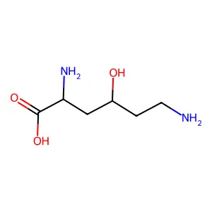 Threo-4-hydroxy-L-lysine structure