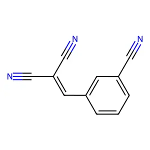 2-(3-Cyanobenzylidene)malononitrile structure
