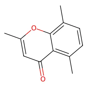 2,5,8-Trimethyl-4H-1-benzopyran-4-one structure