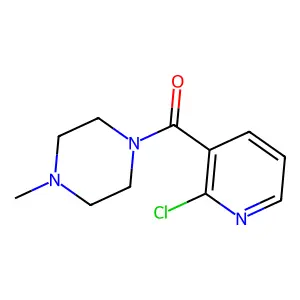 (2-Chloropyridin-3-yl)(4-methylpiperazin-1-yl)methanone structure
