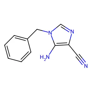 5-Amino-1-benzyl-1H-imidazole-4-carbonitrile structure
