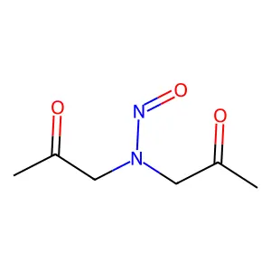 1,1'-(Nitrosoimino)bis(2-propanone) structure