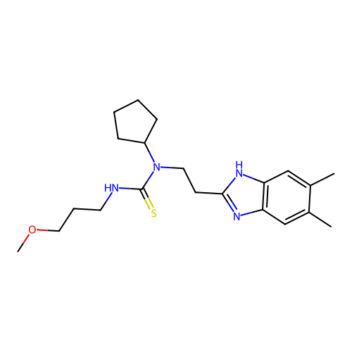thiourea,n-cyclopentyl-n-[2- ethyl]-n- structure