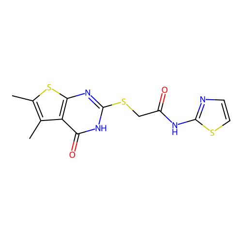 Acetamide,2-[ thio]-N-2-thiazolyl- structure