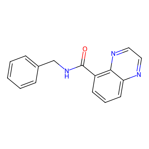 N-benzylquinoxaline-5-carboxamide structure