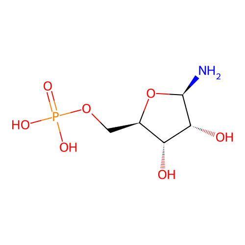 5-Phosphoribosylamine structure