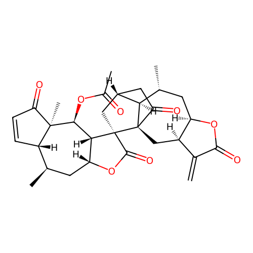 Microlenin acetate structure