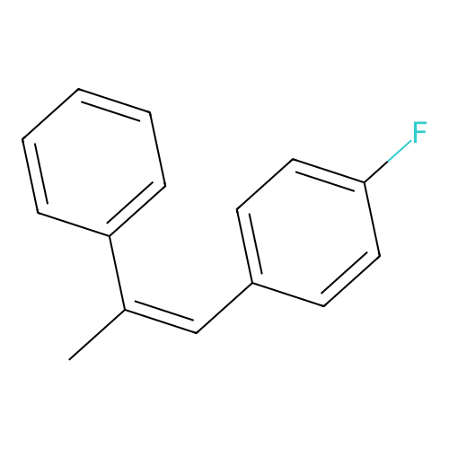 1-Fluoro-4-(2-phenylprop-1-enyl)benzene structure