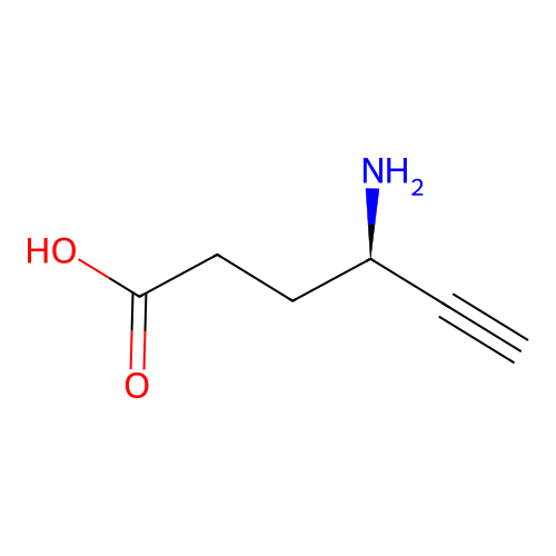 5-Hexynoic acid, 4-amino-, (R)- structure