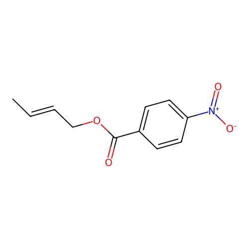 But-2-enyl 4-nitrobenzoate structure