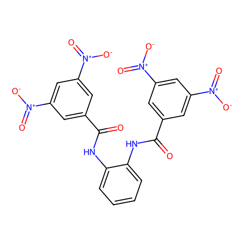 N-(2-((3,5-Dinitrobenzoyl)amino)phenyl)-3,5-dinitrobenzamide structure
