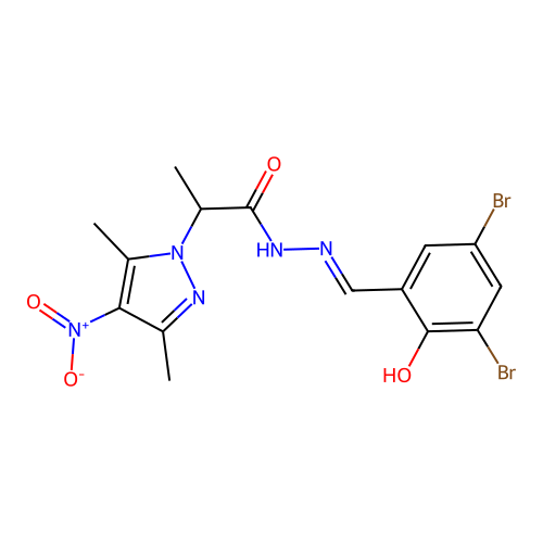 CAS 606487-56-3 - C15H15Br2N5O4 structure