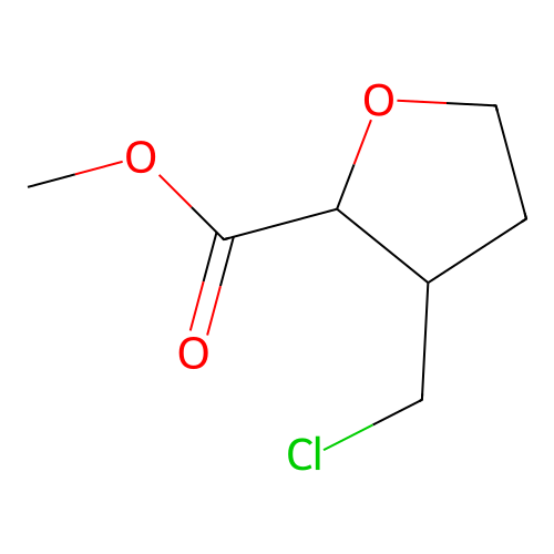 Methyl 3-(chloromethyl)oxolane-2-carboxylate structure