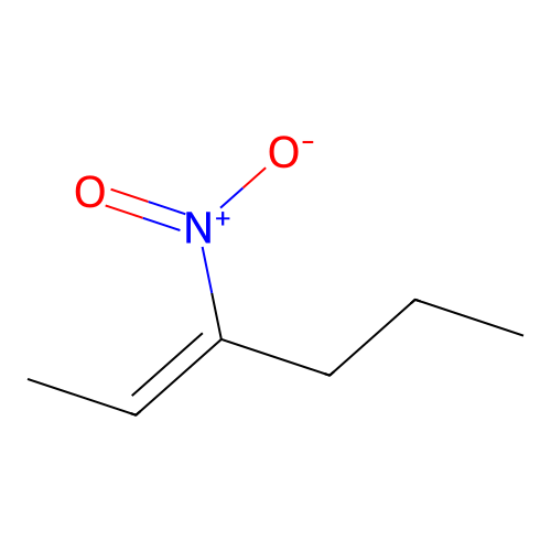 2-Hexene, 3-nitro- structure