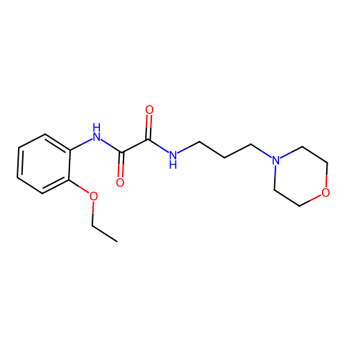 N-(2-ethoxyphenyl)-N'-[3-(4-morpholinyl)propyl]ethanediamide structure