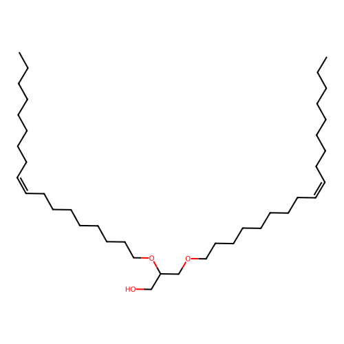 2,3-Bis[(9Z)-9-octadecen-1-yloxy]-1-propanol structure