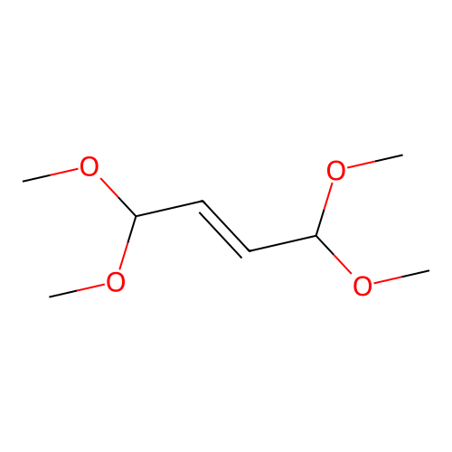 (2E)-1,1,4,4-tetramethoxybut-2-ene structure