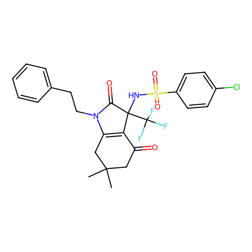 C25H24ClF3N2O4S structure