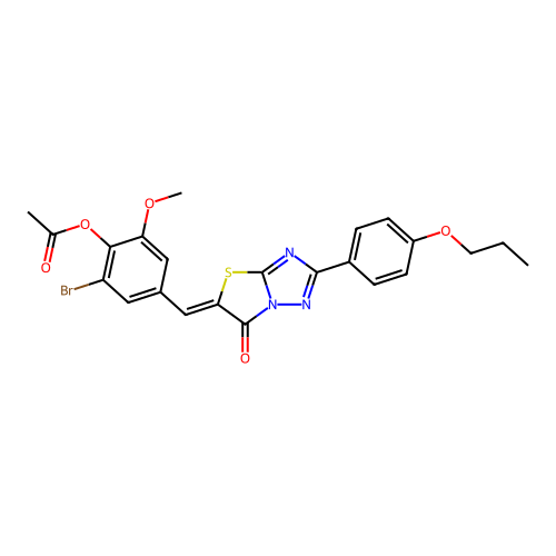 C23H20BrN3O5S structure