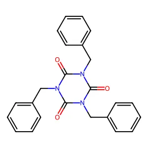 Tribenzyl isocyanurate structure