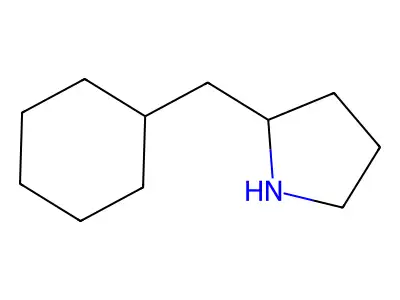 2-(Cyclohexylmethyl)pyrrolidine structure