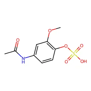 N-(3-甲氧基-4-(磺酰氧基)苯基)乙酰胺 structure