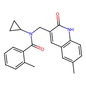 benzamide,n-cyclopropyl-n-[methyl]-2-methyl- structure