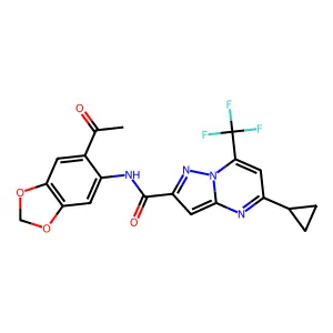 Pyrazolo[1,5-a]pyrimidine-2-carboxamide,N- -5-cyclopropyl-7- - structure