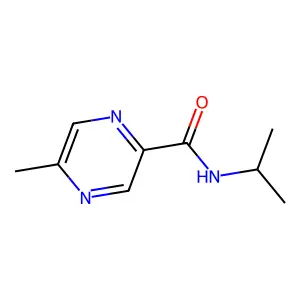 5-Methyl-N-(isopropyl)-pyrazinecarboxamide structure