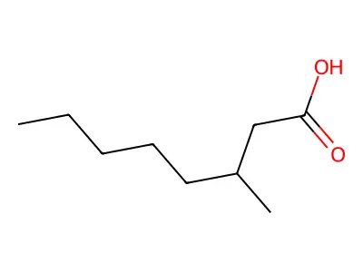 3-Methyloctanoic acid structure