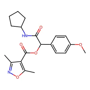 4-Isoxazolecarboxylicacid,3,5-dimethyl-,2- -1- -2-oxoethylester structure